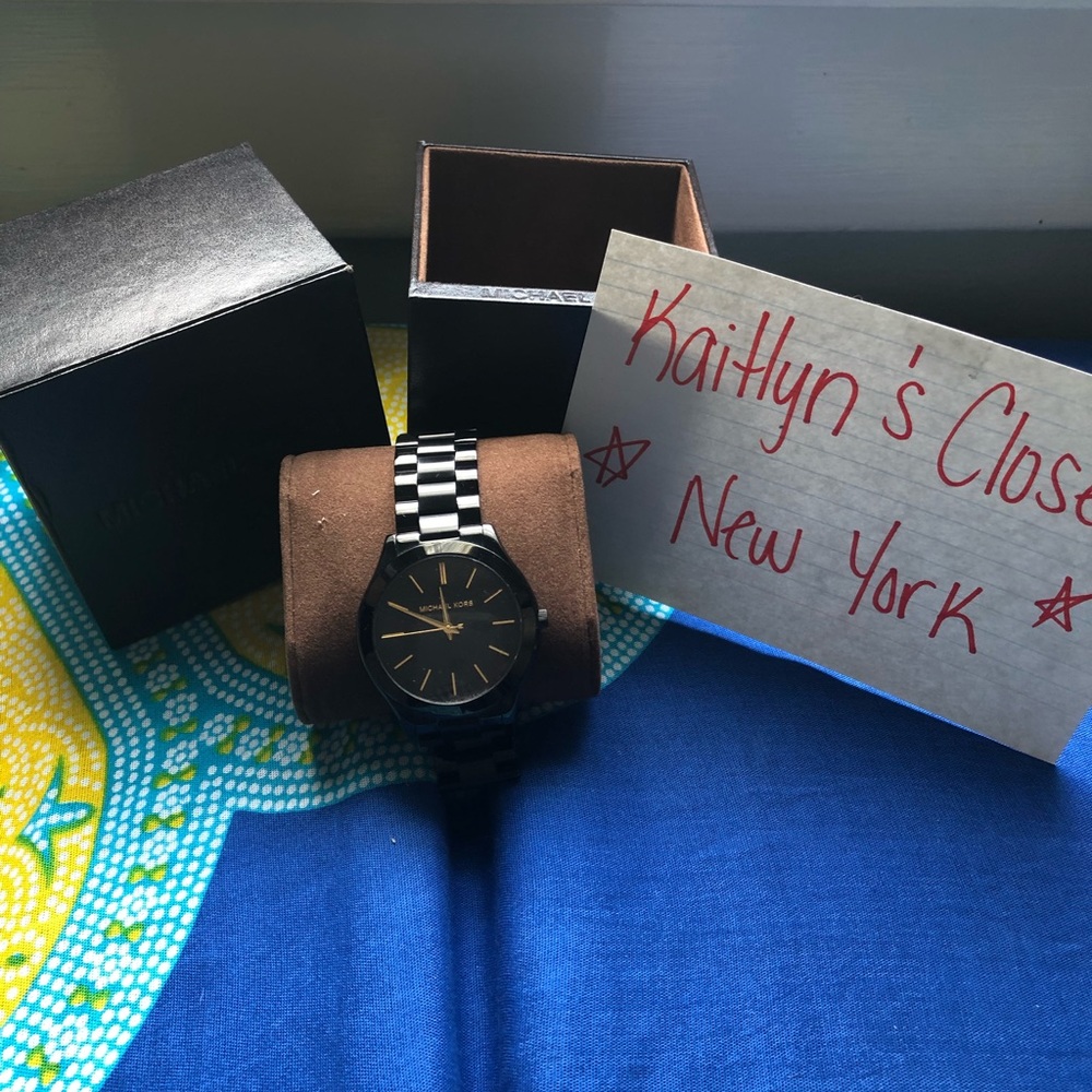 Michael Kors Slim Runway Stainless Steel Watch